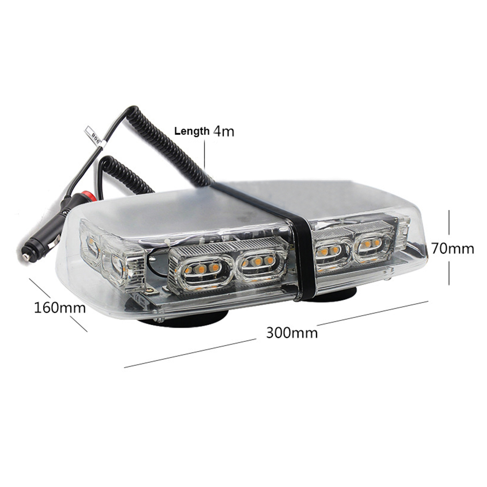 DC12-24V 36LEDs High-Intensity Roof Hazard Warning Light, Emergency Road Rescue Flashing Light, Car Magnetic Top Strobe Mini Engineering Light DC12-24V 36LEDs High-Intensity Roof Hazard Warning Light, Emergency Road Rescue Flashing Light, Car Magnetic Top Strobe Mini Engineering Light